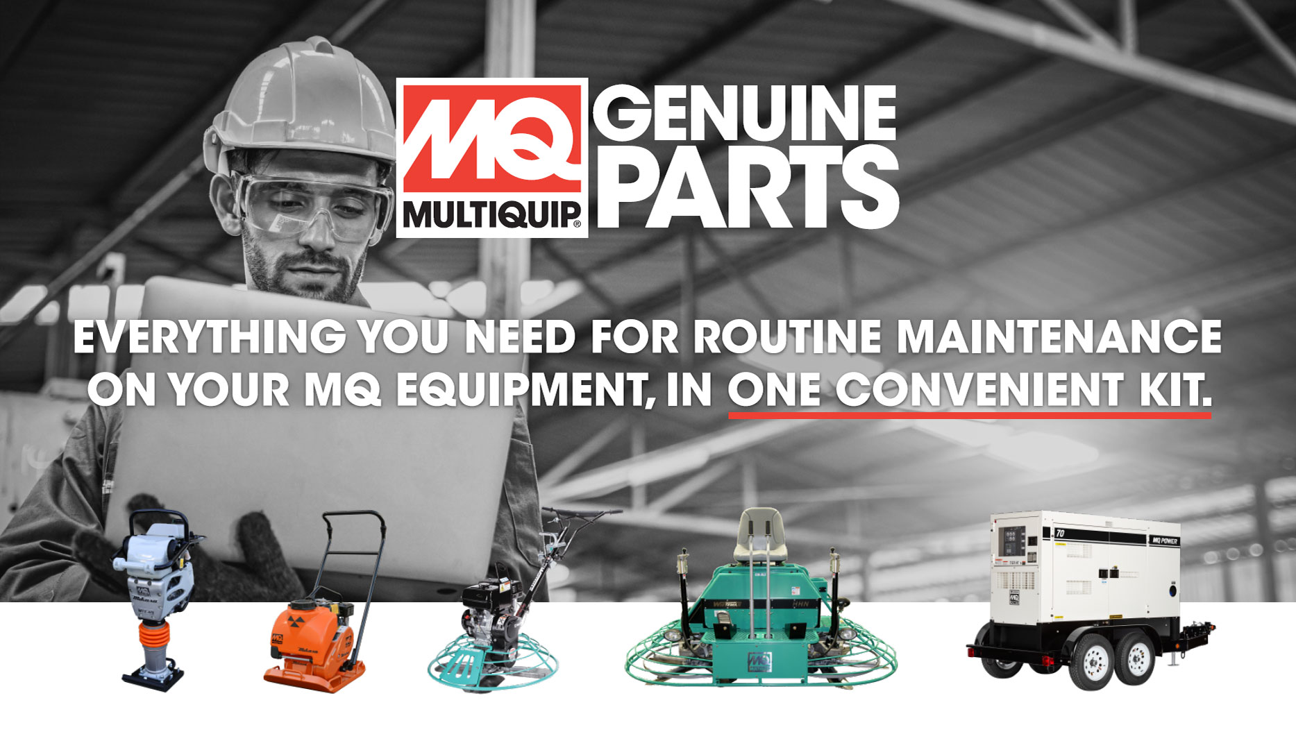 Everything you need for routine MQ equipment maintenance in one convinient kit!